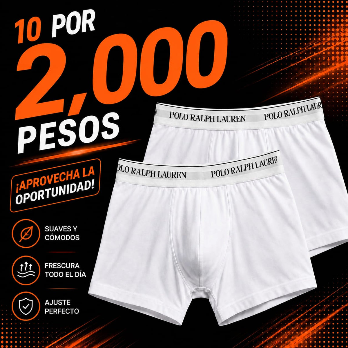 Boxer Ralph Lauren Rojo