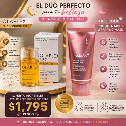 Dúo de Belleza Nocturna – Medicube + Olaplex