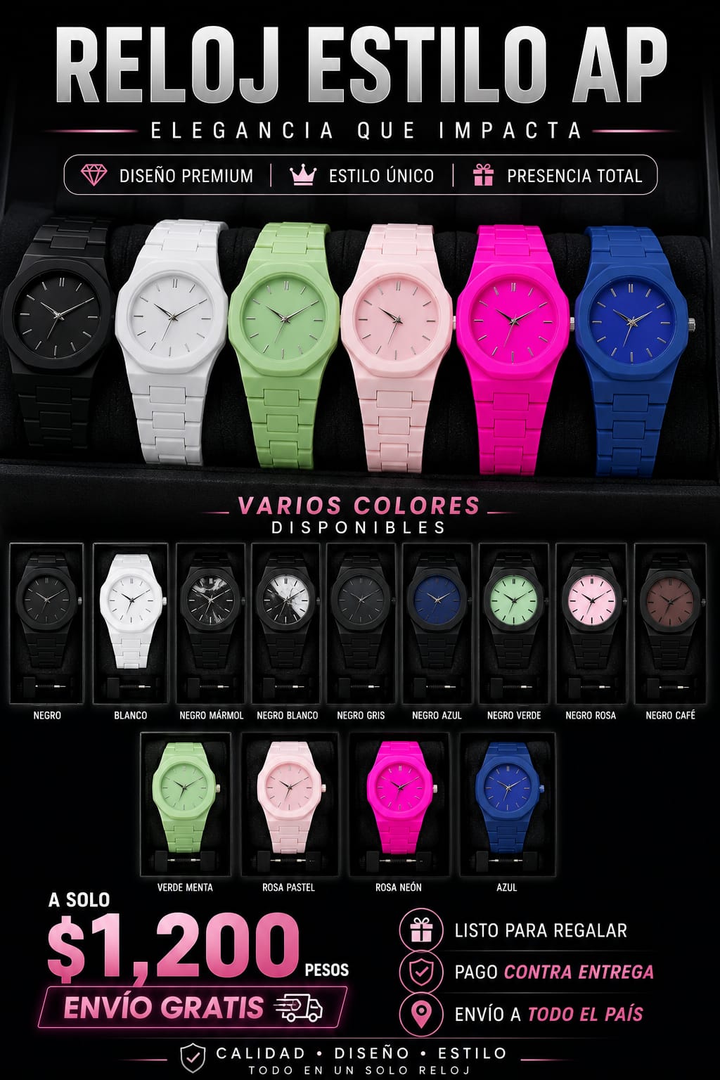 Reloj Luxury AP Style para Hombre | Diseño Exclusivo