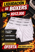 Pack de 10 Boxers para Hombre | Cómodos y Resistentes