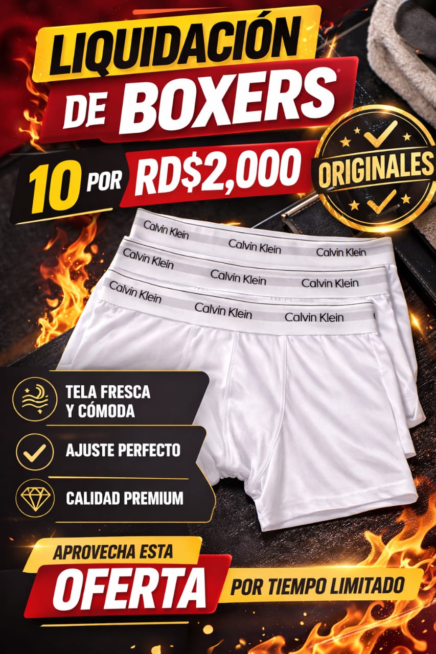 Calzoncillo para Hombre Pack 10 Unidades Negro y Blanco – Cintura Elástica con Logo