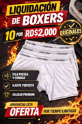Calzoncillo para Hombre Pack 10 Unidades Negro y Blanco – Cintura Elástica con Logo